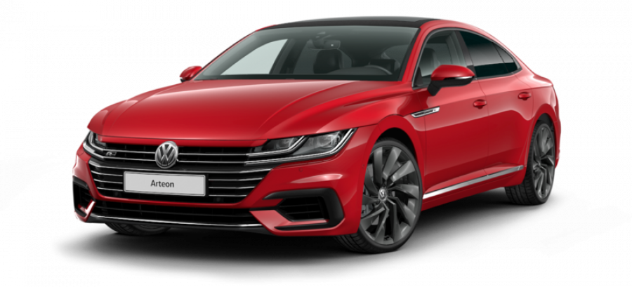 Volkswagen Arteon, R-line 2,0 TSI 4MOT OPF 7DSG, barva červená