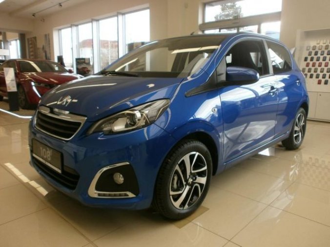 Peugeot 108, ALLURE 1.0 VTi 72k MAN5, barva modrá