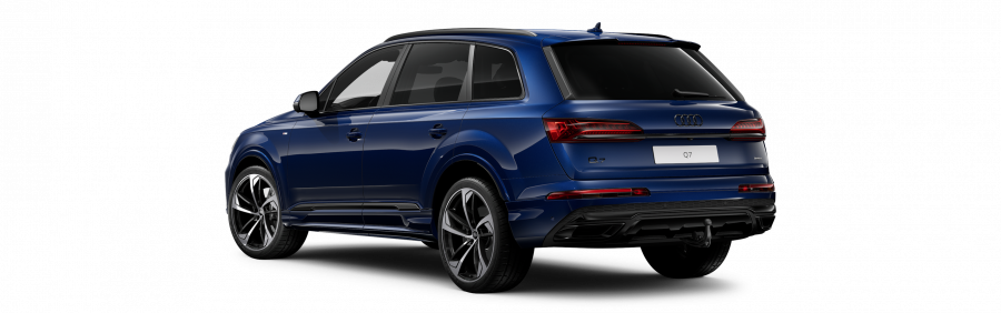 Audi Q7, Q7 S line 55 TFSI quattro, barva modrá