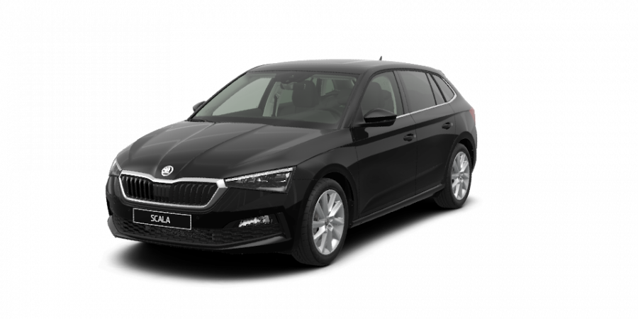 Škoda Scala, 1,5 TSI 110 kW 6-stup. mech., barva černá