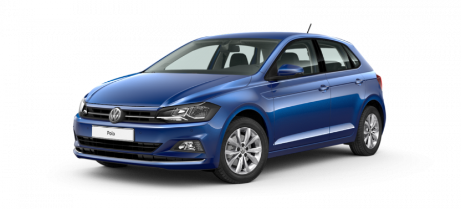 Volkswagen Polo, Highline 1,0 TSI BMT OPF 6G, barva modrá