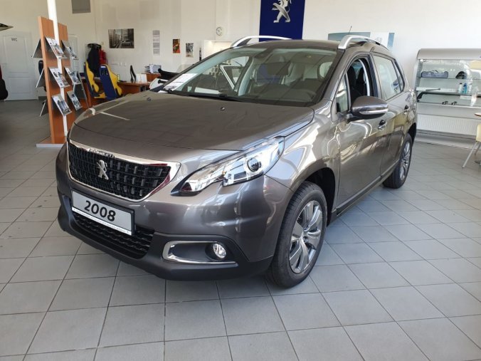 Peugeot 2008, ACTIVE 1.2 PureTech 82 S&S MAN5, barva šedá