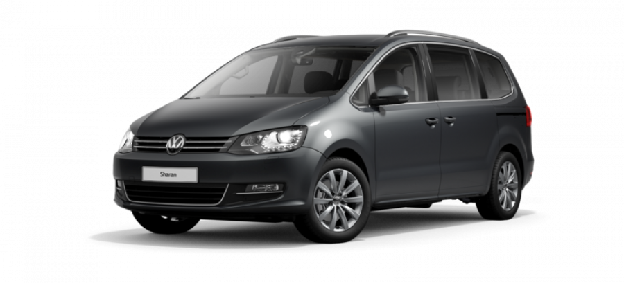 Volkswagen Sharan, 2.0 TDI 4MOT 7DSG, barva šedá