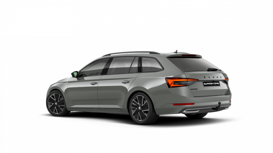 Škoda Superb, 2,0 TDI 147 kW 7-stup. automat., barva šedá