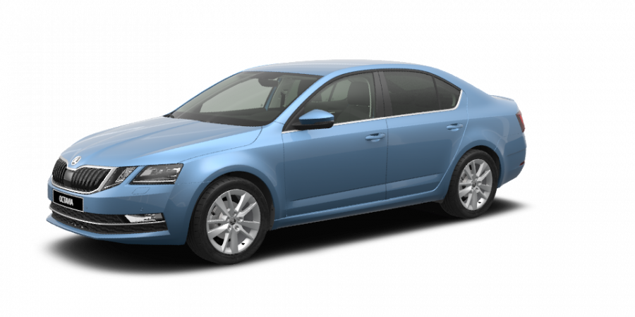 Škoda Octavia, 1,5 TSI 110 kW 6-stup. mech., barva modrá