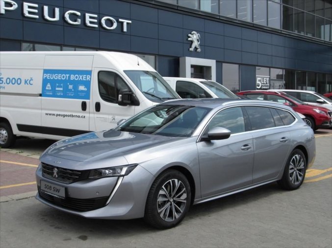 Peugeot 508, 1.6PureTech SW Allure EAT8, barva šedá