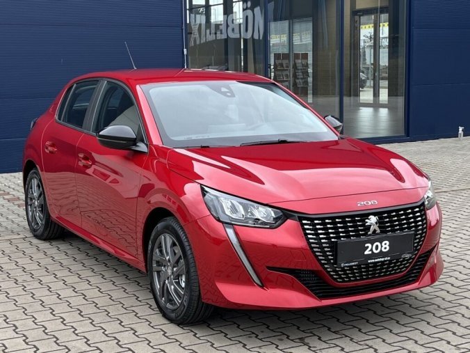 Peugeot 208, ACTIVE PACK 1,2 75k LED SVĚTLA+VÝHŘEV SKLAD, barva červená