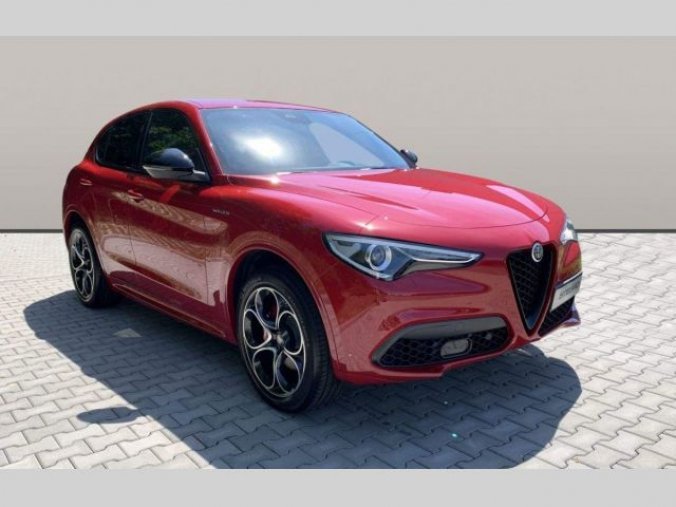 Alfa Romeo Stelvio, 2.0 Turbo 280k Q4 VELOCE, barva červená