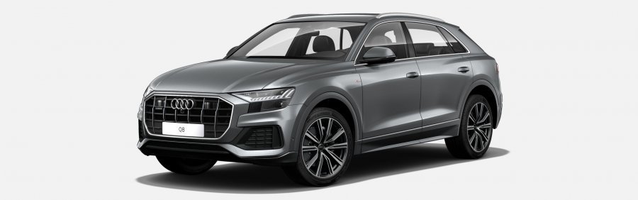 Audi Q8, Q8 50 TDI quattro, barva šedá