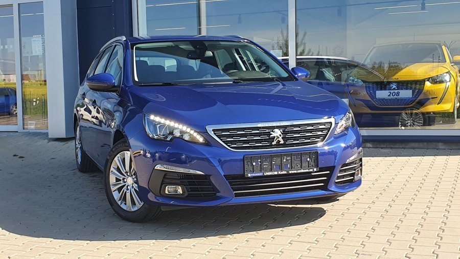 Peugeot 308, SW ALLURE BlueHDi 130 MAN6, barva modrá