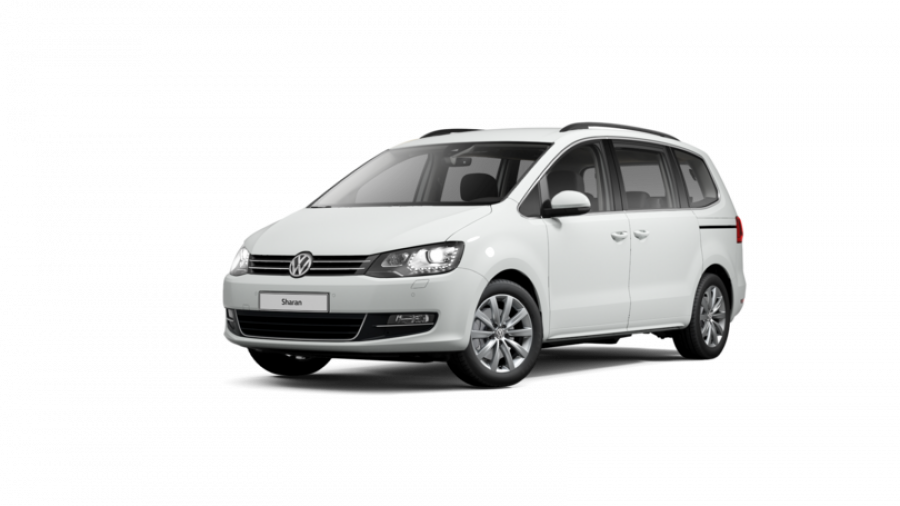 Volkswagen Sharan, 2.0 TDI 4MOT 7DSG, barva bílá