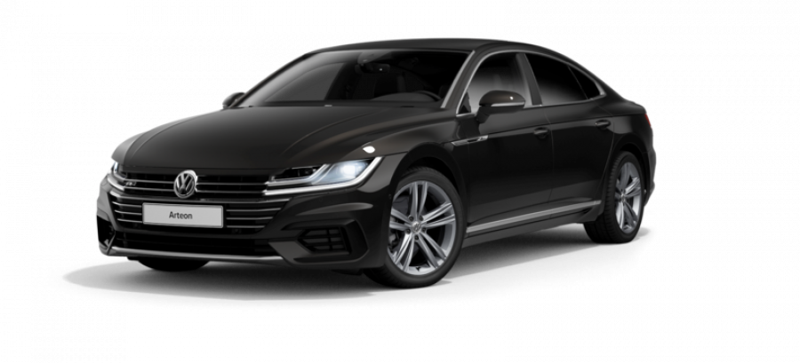 Volkswagen Arteon, R-line 2,0 TSI 7DSG, barva černá