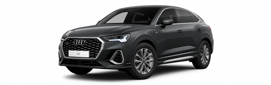 Audi Q3 Sportback, Q3 SB S line 35 TDI 110 kW quattro, barva šedá