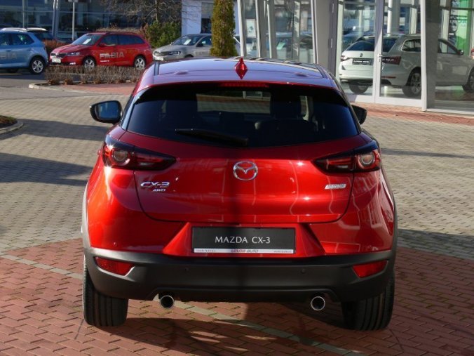 Mazda CX-3, 2.0 Skyactiv G121 + NAVI, barva červená