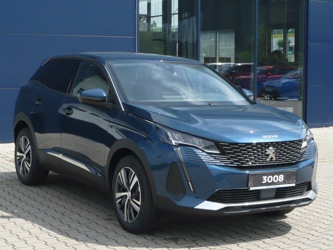 Peugeot 3008, ALLURE 1,2 130k + VÝHŘEV SKLAD, barva modrá