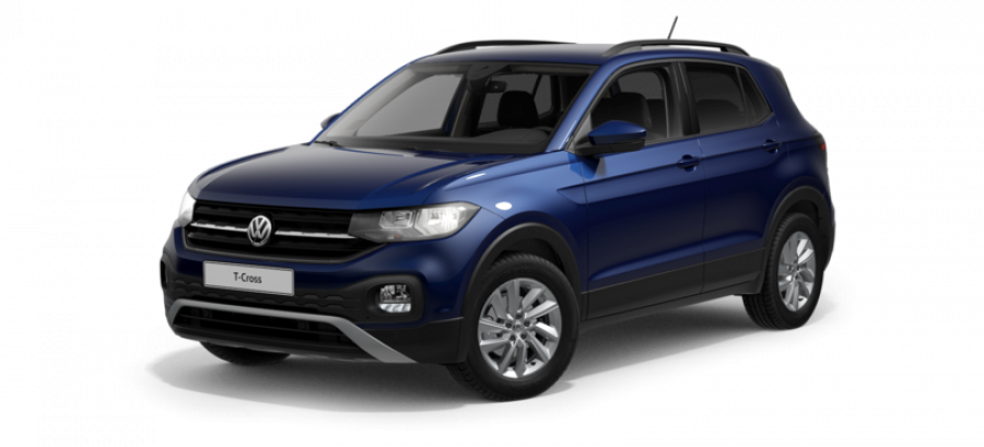 Volkswagen T-Cross, Life 1.0 TSI 85 kW 7DSG, barva modrá