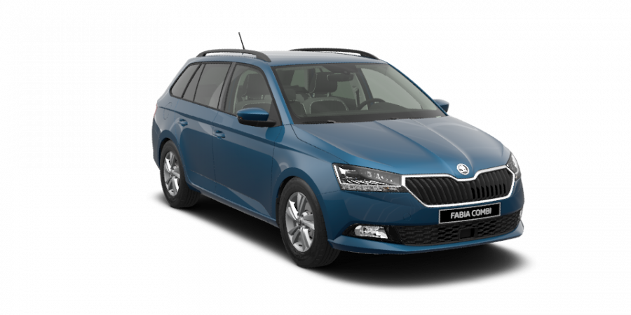 Škoda Fabia, 1,0 TSI 70 kW 5-stup. mech., barva modrá