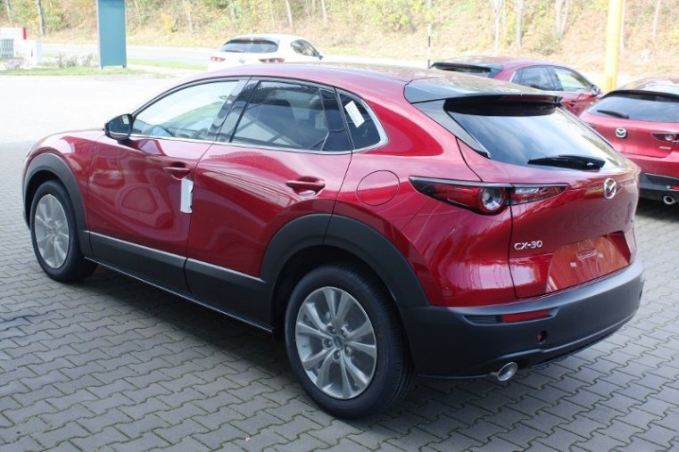 Mazda CX-30, SKYACTIV-X, barva červená