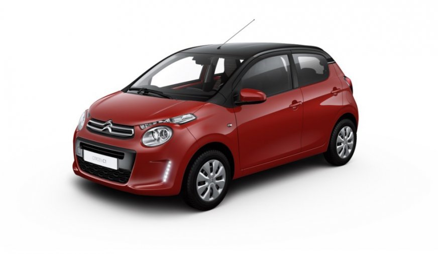 Citroën C1, 1.0 VTi 72, barva červená