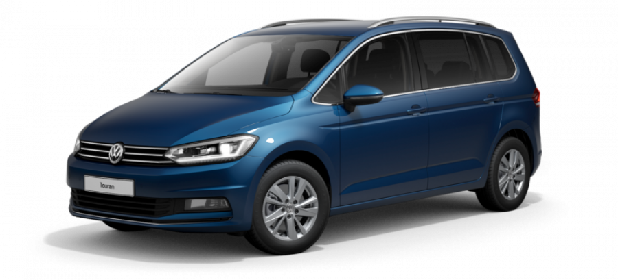 Volkswagen Touran, HL 1,5 TSI EVO 7DSG, barva modrá