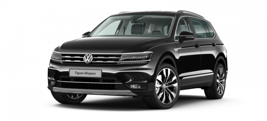 Volkswagen Tiguan Allspace, HL Rline 2,0 TSI OPF 7DSG 4M, barva černá