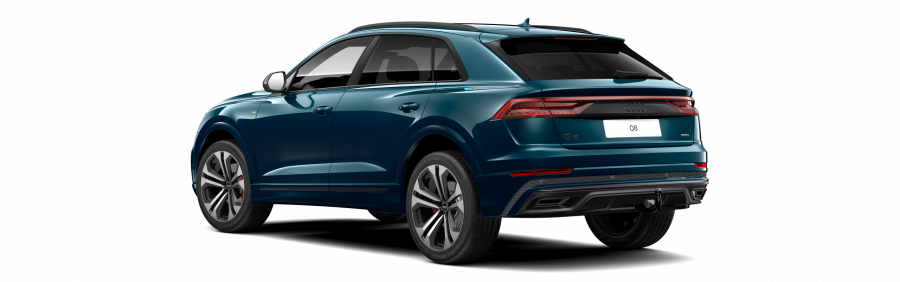 Audi Q8, Q8 50 TDI quattro, barva modrá