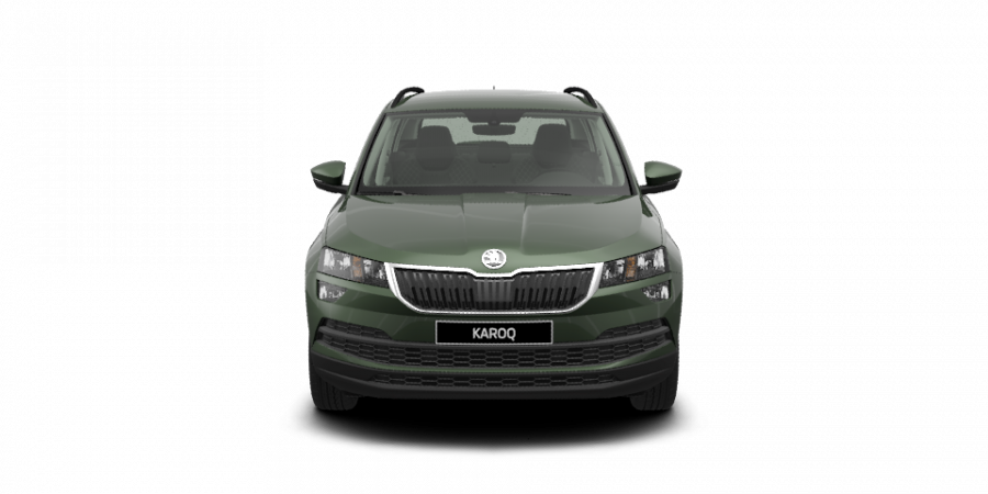 Škoda Karoq, 1,5 TSI 110 kW 6-stup. mech., barva zelená