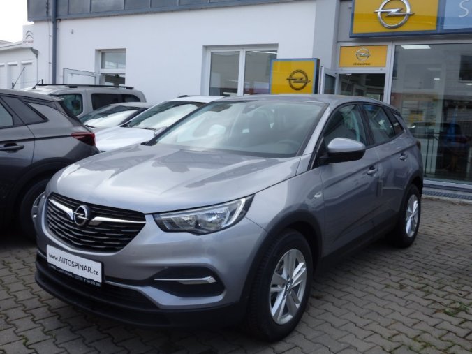 Opel Grandland X, Enjoy 1.2 Turbo 130k, barva šedá