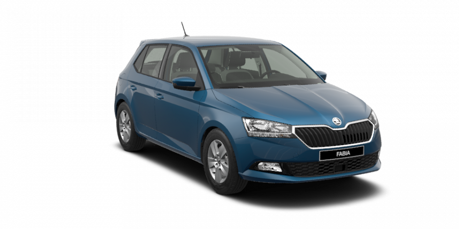 Škoda Fabia, 1,0 TSI 70 kW 5-stup. mech., barva modrá