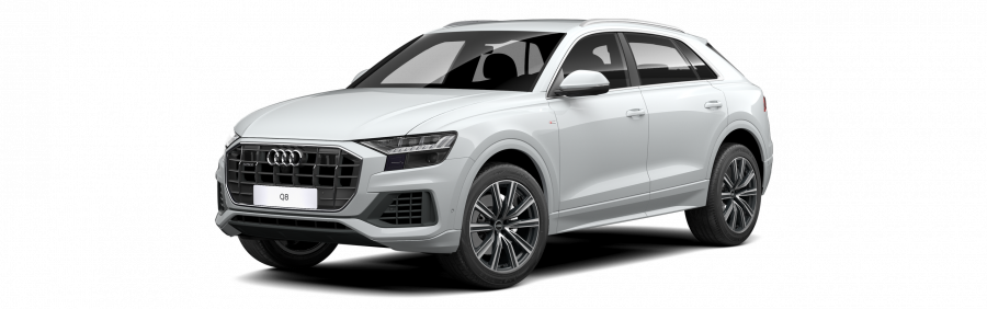 Audi Q8, Q8 50 TDI quattro, barva bílá