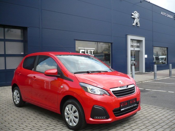 Peugeot 108, ACTIVE 1.0 VTi 72 S&S MAN5, barva červená