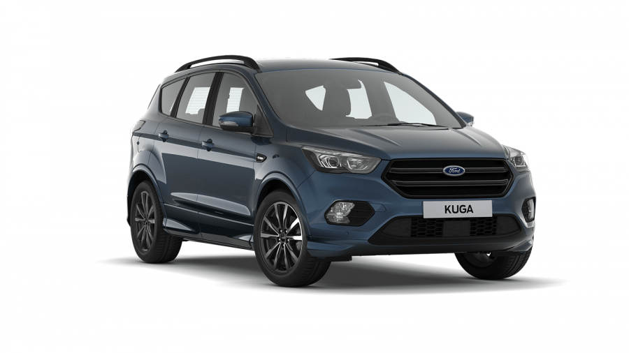 Ford Kuga, ST-Line Plus, 5dveřová, 2.0 TDCi 110 kW/150 k, 6st. manuální, 4WD, barva modrá