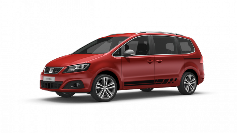 Seat Alhambra, Xcellence 2.0 TDI 177k 4WD DSG, barva červená