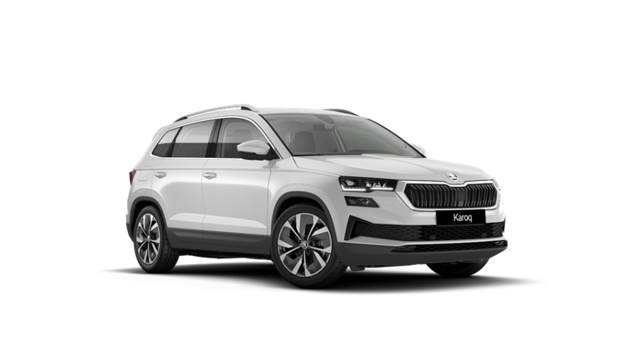 Škoda Karoq, 1,5 TSI 110 kW 6-stup. mech., barva bílá