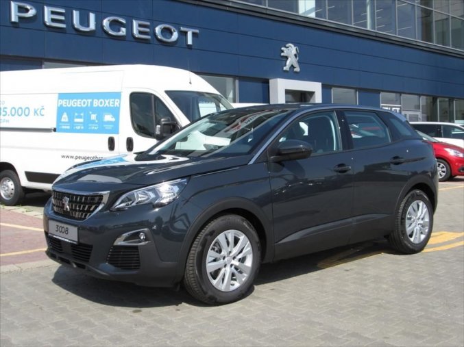 Peugeot 3008, 1.2 130k Active S&S MAN6, barva šedá