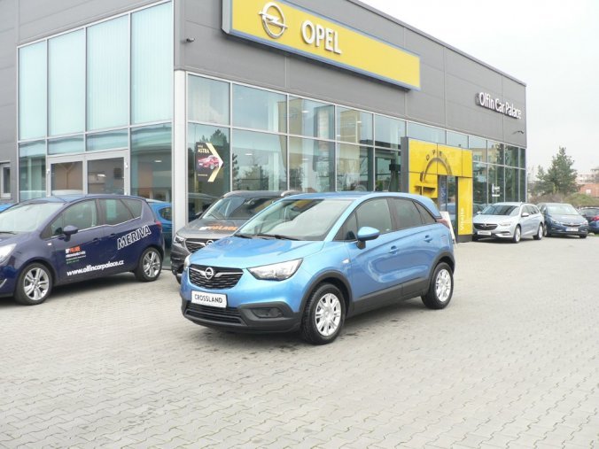 Opel Crossland X, Enjoy SMILE 1.2i 60kW 81k, barva modrá