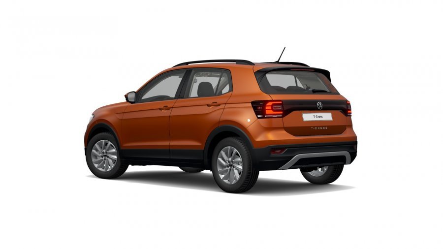 Volkswagen T-Cross, T-Cross Life 1,0 TSI 81 kW 7DSG, barva oranžová