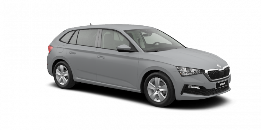 Škoda Scala, 1,0 TSI 85 kW 6-stup. mech., barva šedá