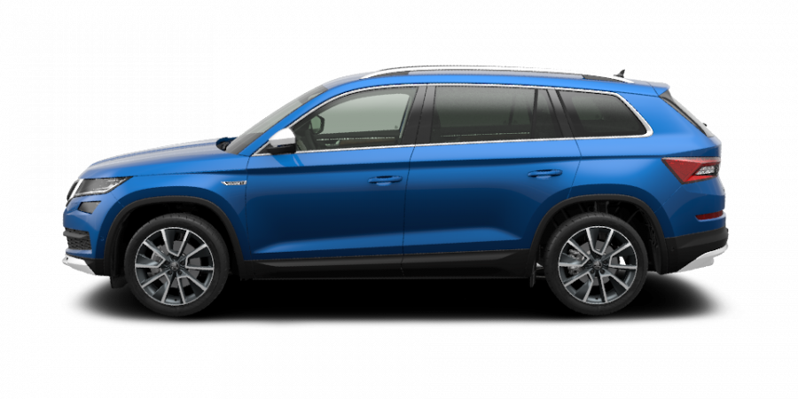 Škoda Kodiaq, 2,0 TDI 110 kW 7-stup. automat. 4x4, barva modrá