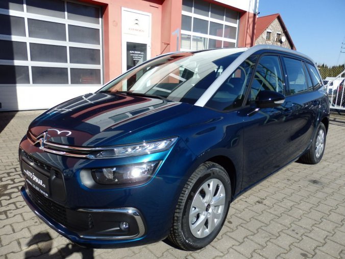 Citroën Grand C4 Spacetourer, Citroën Grand C4 SpaceTourer FEEL 1.5 BHDi 130k 7 míst, barva modrá