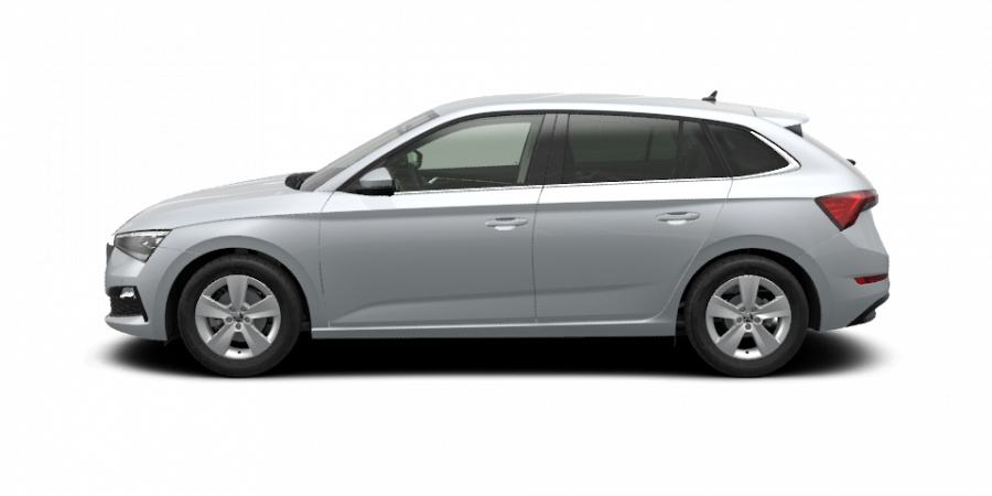 Škoda Scala, 1,5 TSI 110 kW 6-stup. mech., barva stříbrná