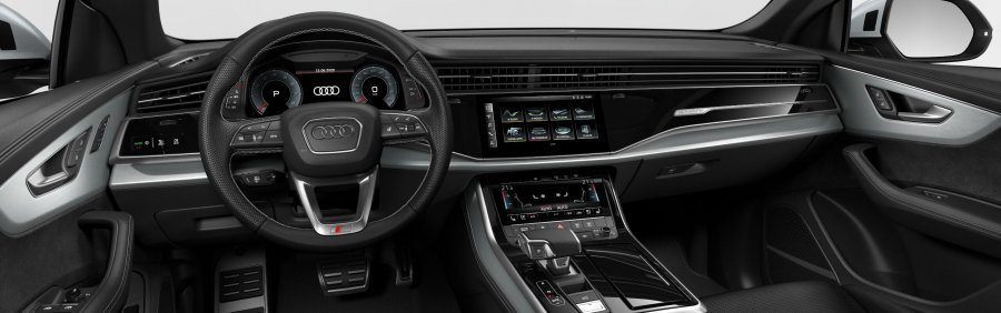 Audi Q8, Q8 50 TDI quattro, barva bílá