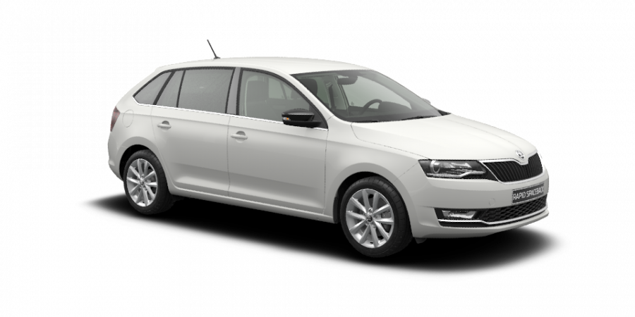 Škoda Rapid, 1,0 TSI 81 kW 6-stup. mech., barva bílá