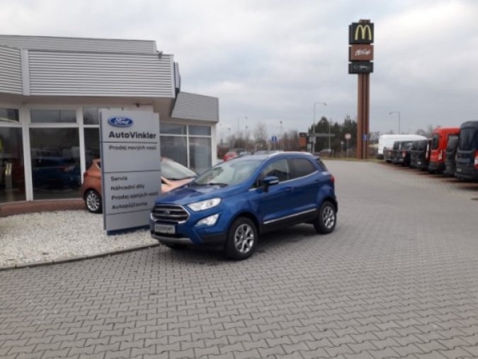 Ford EcoSport, 1.0 EcoBoost, barva modrá