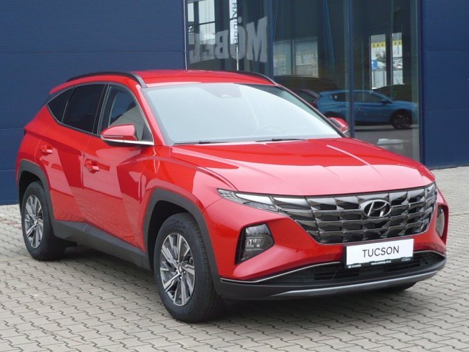 Hyundai Tucson, 1,6 T-GDi 110 kW (95 NAT) 6 st. man, barva červená