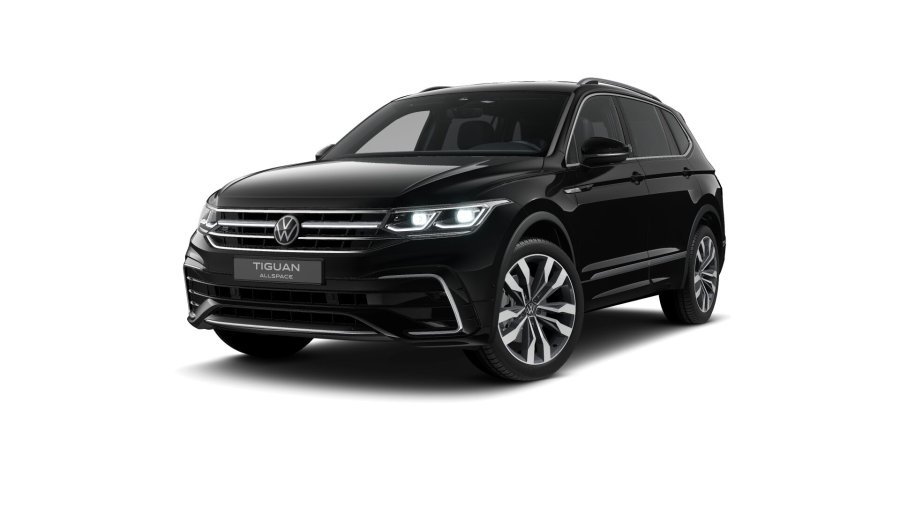 Volkswagen Tiguan Allspace, Allspace R-Line 2,0 TDI 142 kW 4M 7DSG, barva černá