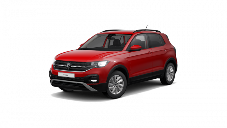 Volkswagen T-Cross, Life 1,0 TSI 70 kW 5G, barva červená