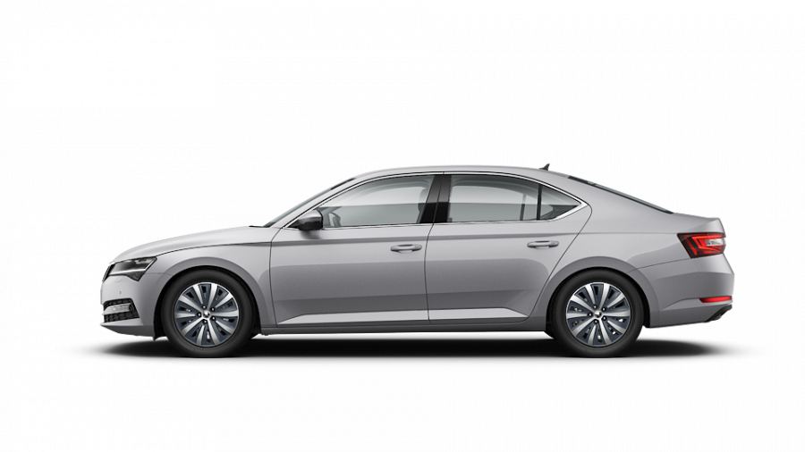 Škoda Superb, 2,0 TDI 110 kW 6-stup. mech., barva stříbrná