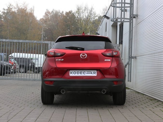 Mazda CX-3, 2,0 Skyactiv-G 89kW/121k 6MAN, barva červená