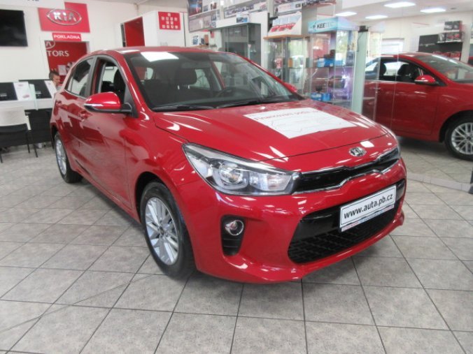 Kia Rio, 1.2 CVVT TOP, barva červená